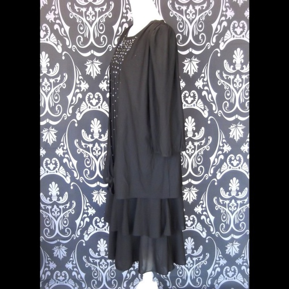 Good Times Black Formal Dress Size 16 - Picture 4 of 8